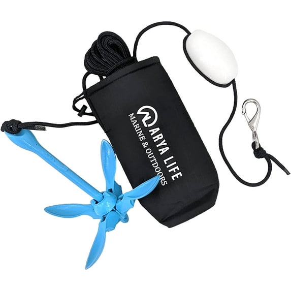 ARYA LIFE 3.5 lbs Folding Anchor Kit with 40ft Rope