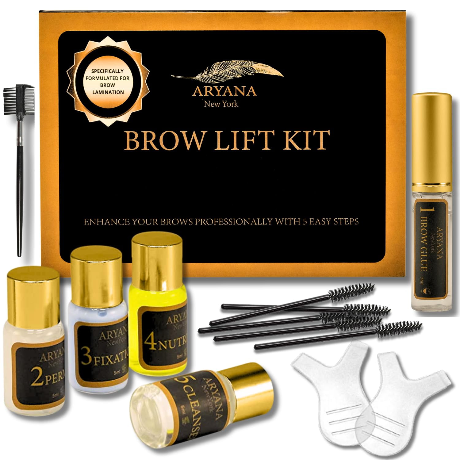 ARYANA NEW YORK Eyebrow JMS2 Lamination Kit At Home DIY Perm For Your