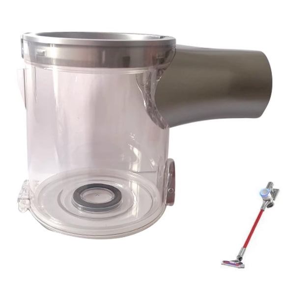 AReplacement Dust Cup For AIRBOT Aura VC801 Wireless Vacuum Cleaner Efficient Filtration Front Cover Assembly Traps Dust Debris Bed Bugs To Clean Promotes Healthy Prevents Fine Particles Entering