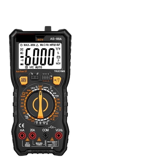 AS-88B Multimeter 6000Counts TRMS Auto Digital Tester LCD Display