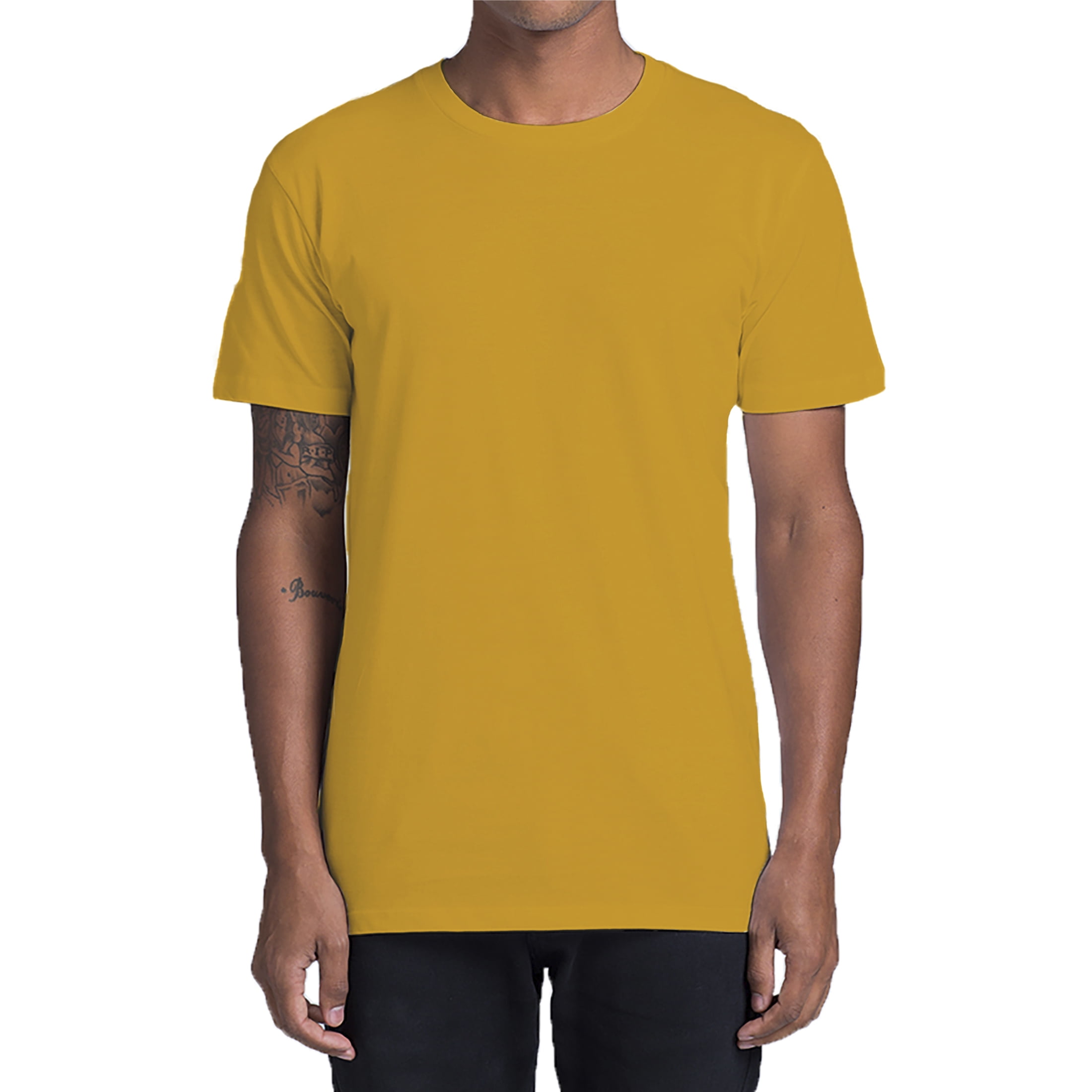 Mustard yellow hotsell t shirt outfit