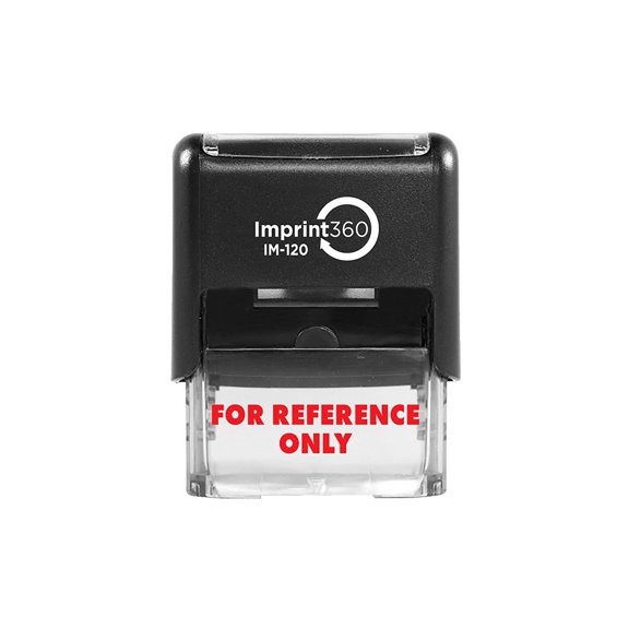 AS-IMP1026 for Reference ONLY Rubber Stamp, with Red Ink