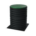 thumbnail image 1 of Aero-Stream AS-R35 Riser kit - 23.5" Dia. X 35" Tall, 1 of 6
