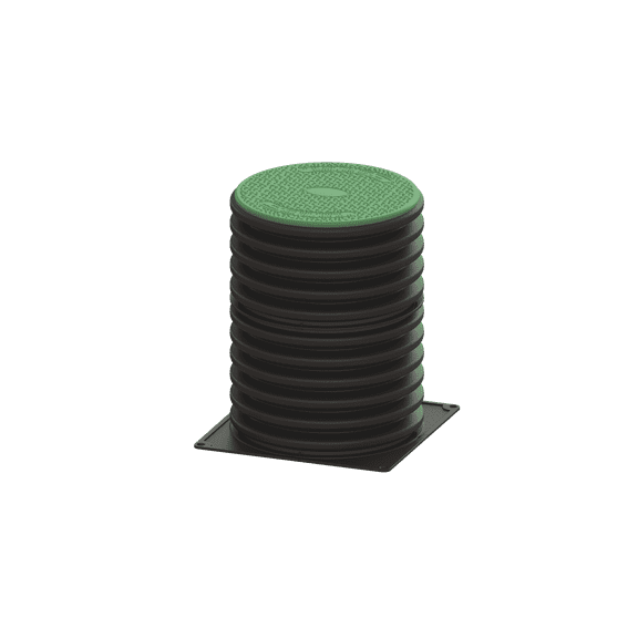 AS-R35 Riser kit - 23.5" Dia. X 35" Tall