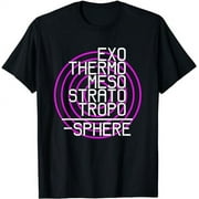 AS tees Exo Meso Thermo Strato Tropo Sphere Atmosphere T-Shirt
