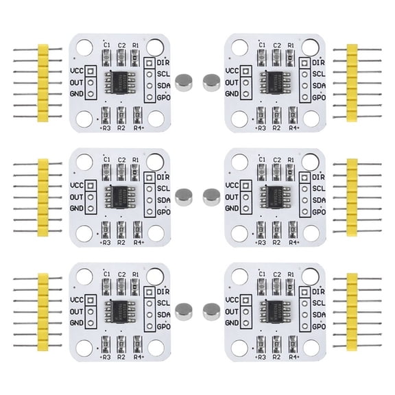 AS5600 Magnetic Encoder Magnetic Induction Angle Measurement Sensor Module 12bit High with Magnet 6set