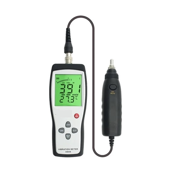 AS63B Digital Vibration Meter Vibrometer Handheld Tester with acceleration velocity measurement ,Versatile Frequency