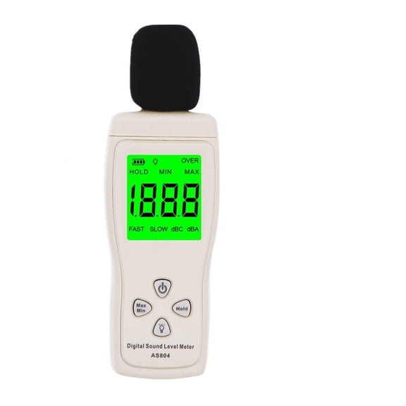 AS804 Digital Sound Level Meter Measure 30-130dB Noise dB Decibel Meter Diagnostic-tool Monitoring Tester Noise Analyzer ,Easy to Operate