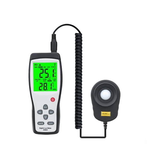 AS823 High-Precision Split Illuminance Meter Digital Light Photometer