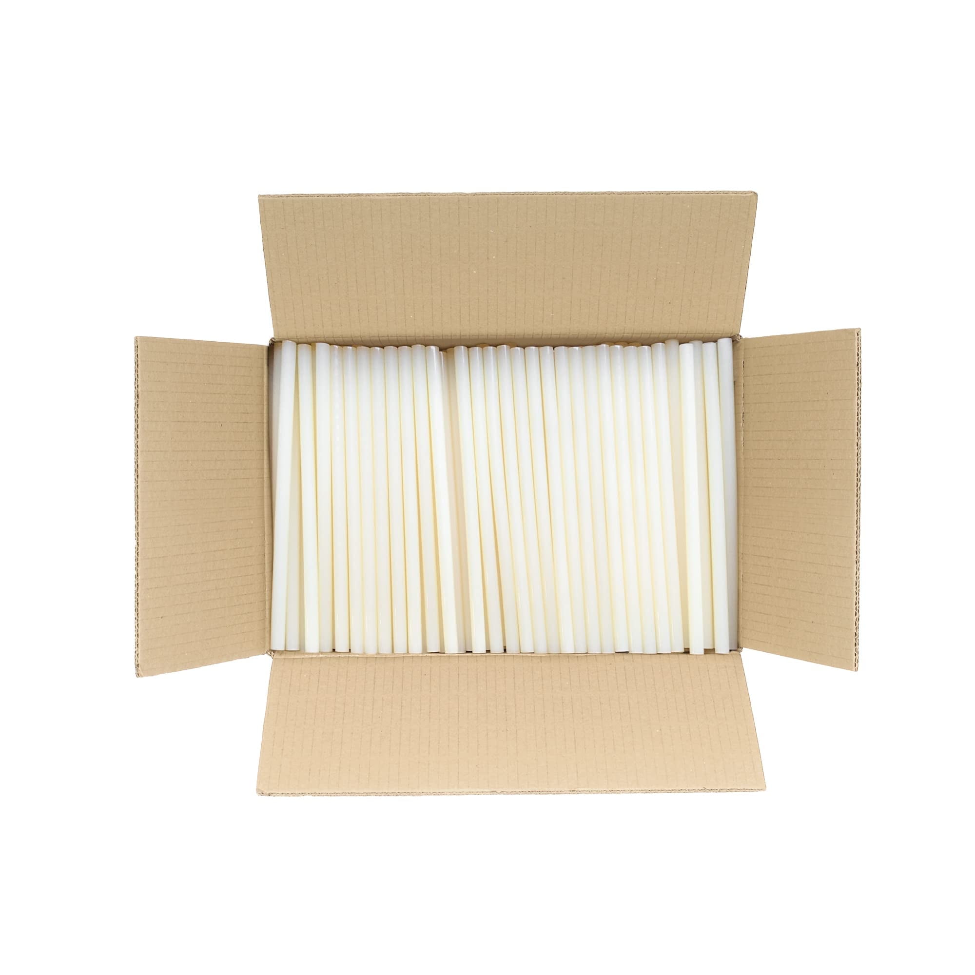 ASA Low-Temp Hot Melt Glue Sticks | Strong Bond for Packaging & Crafts | 25 lb Pack (473 Sticks), 1/2" x 10"