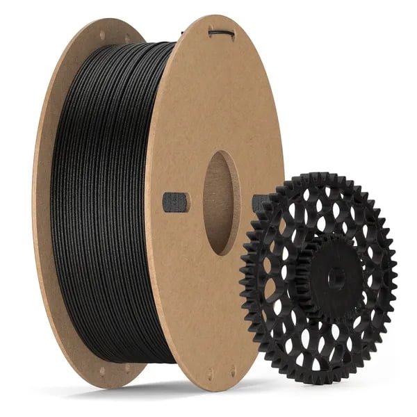 ASA-CF 3D Printer Filament, 15% Carbon Fiber Reinforced, High Strength UV & Weather Resistant Functional Printing Material Compatible with Most FDM 3D Printers