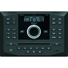 Jensen JWM62A AM/FM/DVD/CD/|USB/AUX/App Ready Bluetooth Wallmount Stereo w/ App Control, 3-Speaker Zones/8 Speaker Output 8X 6 Watt, Receives Bluetooth Audio (A2DP) & Controls (AVRCP) from Devices