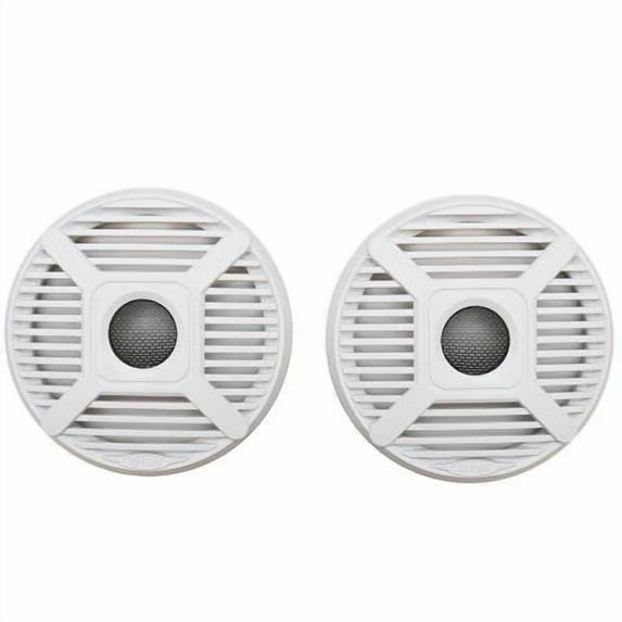 ASA Electronics Boat Speaker Grille RG65HW | 6 1/2 Inch White (Pair)
