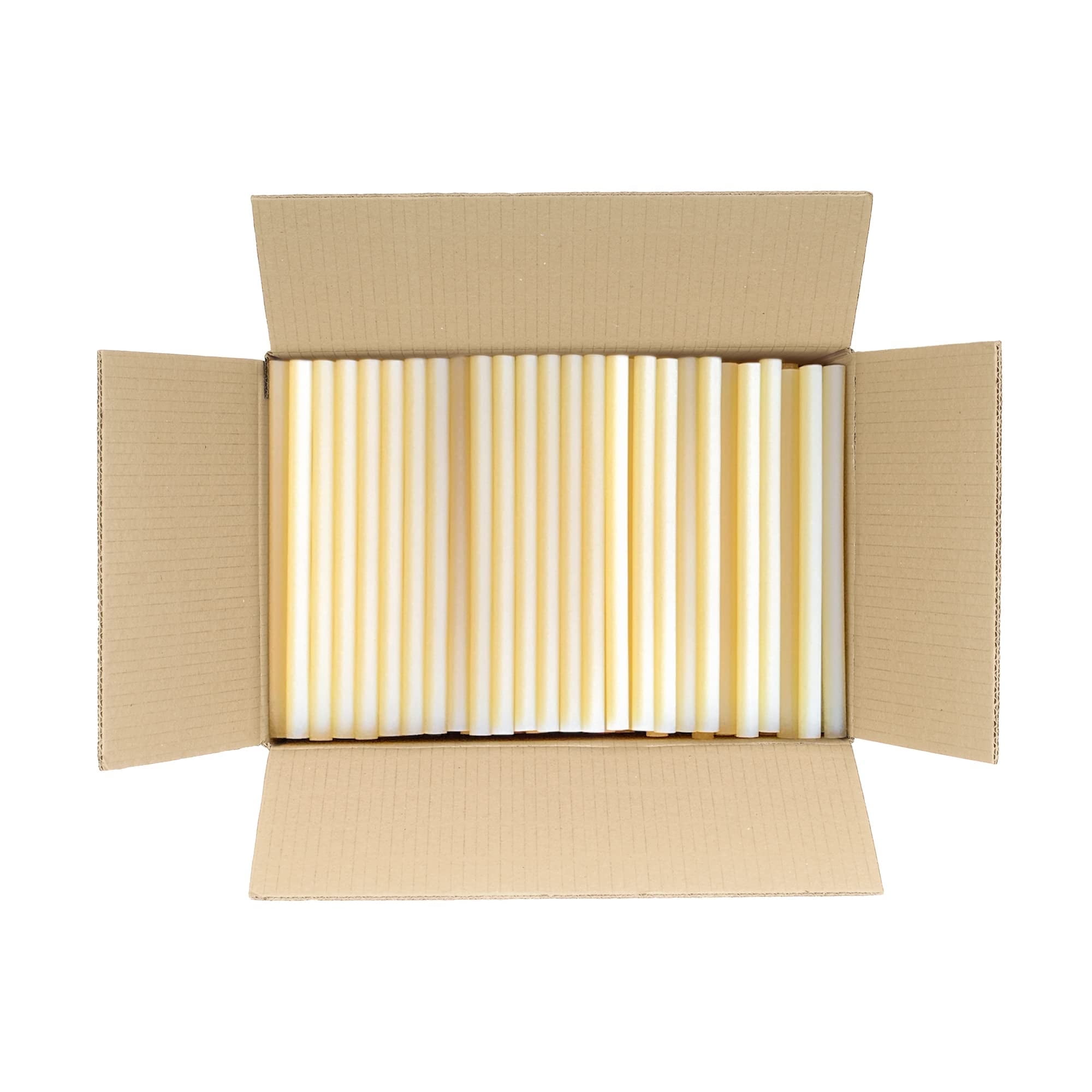 ASA Hot Glue Sticks for Glue Gun - 5/8" X 10" | High-Strength Hot Gun Sticks Adhesive for Corrugated Materials | Industrial Grade for Packaging & Woodworking | Pack of 266