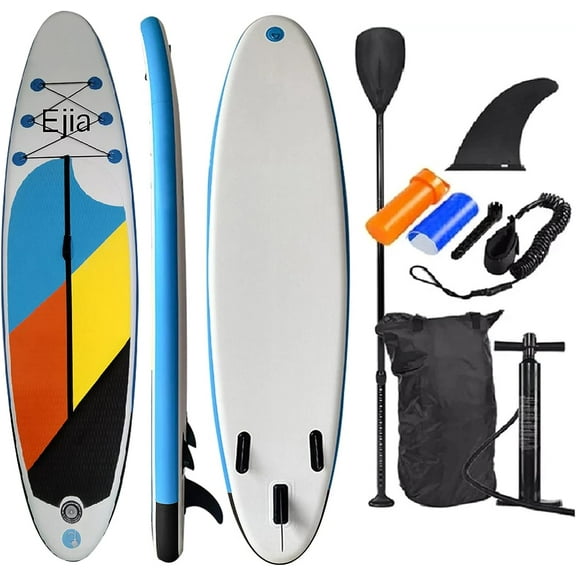 ASA TECHMED 10' Inflatable Stand Up Paddle Board SUP - Adjustable Paddle, Carrying Bag