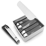 ASA TECHMED 12 pcs Professional Stainless Steel Toenail Clipper - Sharp, Stainless Steel