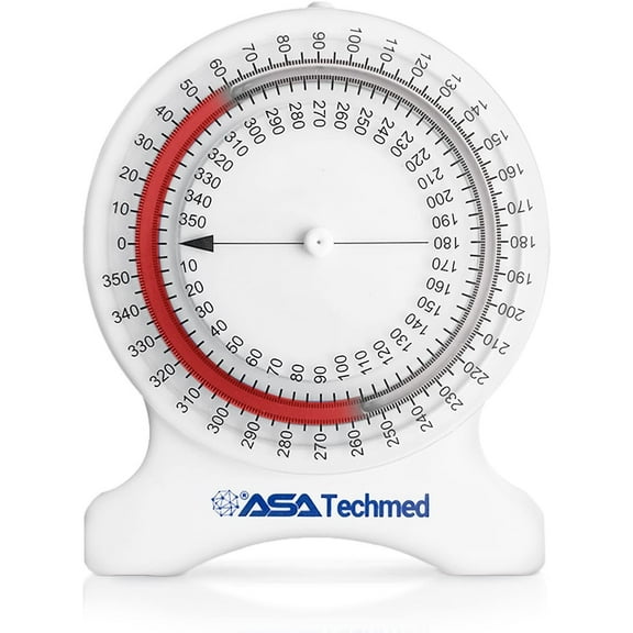 ASA TECHMED Bubble Inclinometer, Range of Motion Measuring Tool
