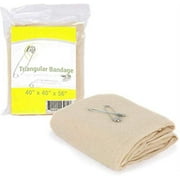 ASA TECHMED First Aid Triangular Bandage, 40 x 40 x 56, 12 Count- 100% Cotton