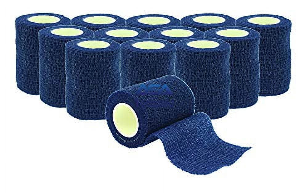 ASA TECHMED Self Adhesive Bandage 3" x 5 yards, 12 pack Purple