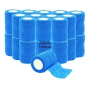 ASA TECHMED Self Adhesive Bandage 3" x 5 yards, 24 pack Blue