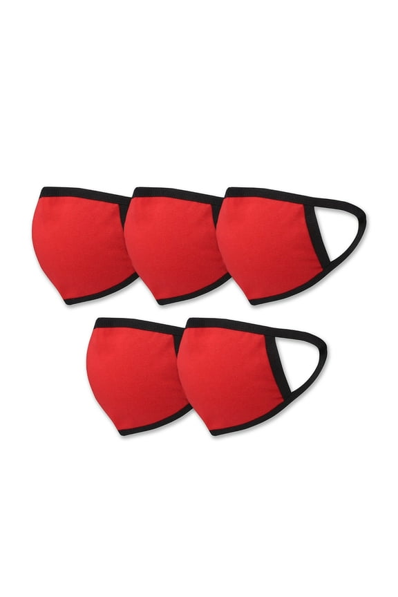 Super Premium 3-Ply Reusable Face Mask in Multiple Colors - Breathable Comfort, Non-Surgical Safety Mask, Fully Machine Washable,for Office School Outdoors - (4-Pack)