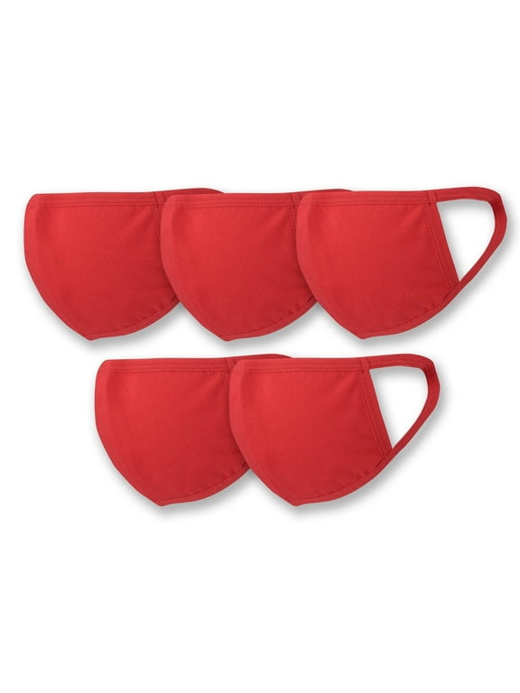 Super Premium 3-Ply Reusable Face Mask in Multiple Colors - Breathable Comfort, Non-Surgical Safety Mask, Fully Machine Washable,for Office School Outdoors - (4-Pack)