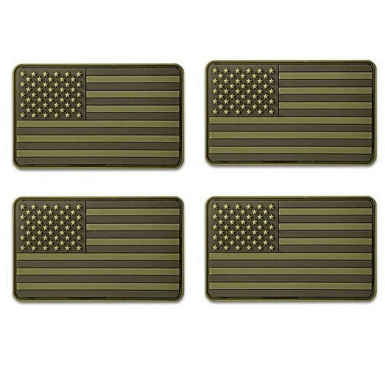 USA Velcro Flag Patch w/ USMC EGA – Green Beret