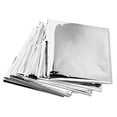 thumbnail image 1 of ASA Techmed Emergency Mylar Thermal Blanket, Foil Rescue Space Blanket - Silver - Designed for NASA, Outdoors, Survival, Hiking, Natural Disasters, First Aid, Marathons (25), 1 of 1