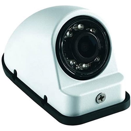 ASA VCMS50 VCMS50 Model Right Side Color CMOS IR Low Light Assisted LED Camera, White