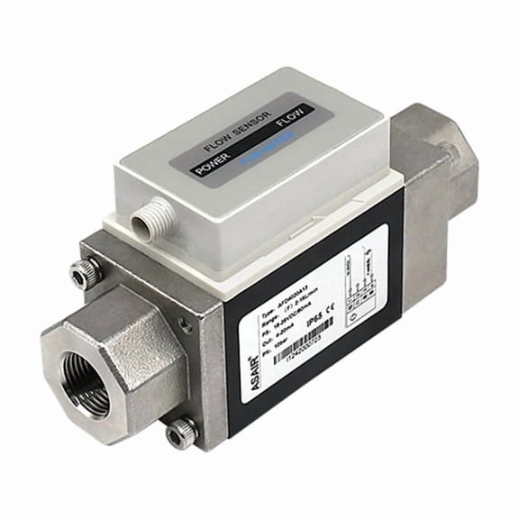 ASAIR Vortex Liquid Water Flow Meter Sensor 2-100L/min Water Digital Flow Switch AFD4 NPT thread Series