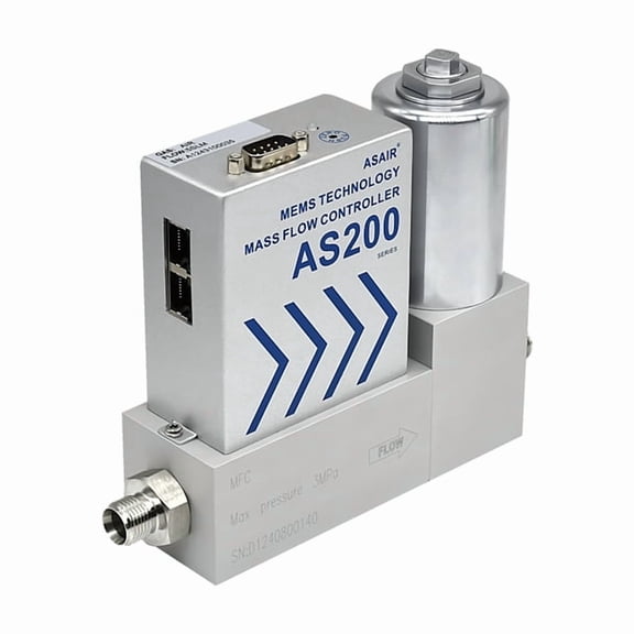 ASAIR aluminum alloy high-precision gas mass flow controller air micro gas flowmeter AS200B series