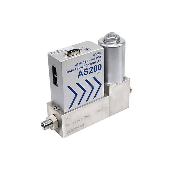 ASAIR stainless steel MFC high precision gas mass flow controller air micro gas flowmeter AS200 series