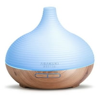 ASAKUKI Essential Oil Diffuser Gift Set, 300 ml Ultrasonic Aromatherapy Diffuser & Humidifier for Essential Oil and Better Sleep