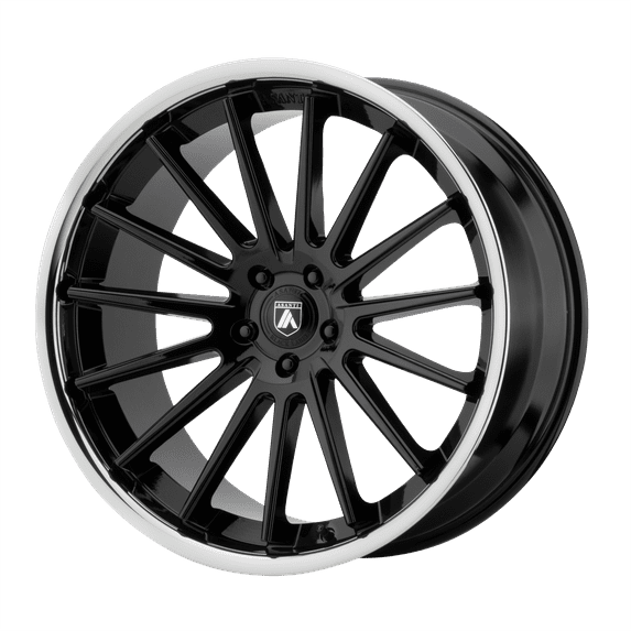 ASANTI BLACK ABL-24 BETA 22X9 BLANK 15ET 72.6CB GLOSS BLACK CHROME LIP WHEEL