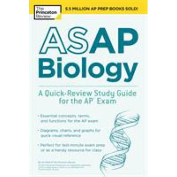 Pre-Owned College Test Preparation: ASAP Biology: A Quick-Review Study Guide for the AP Exam (Paperback)