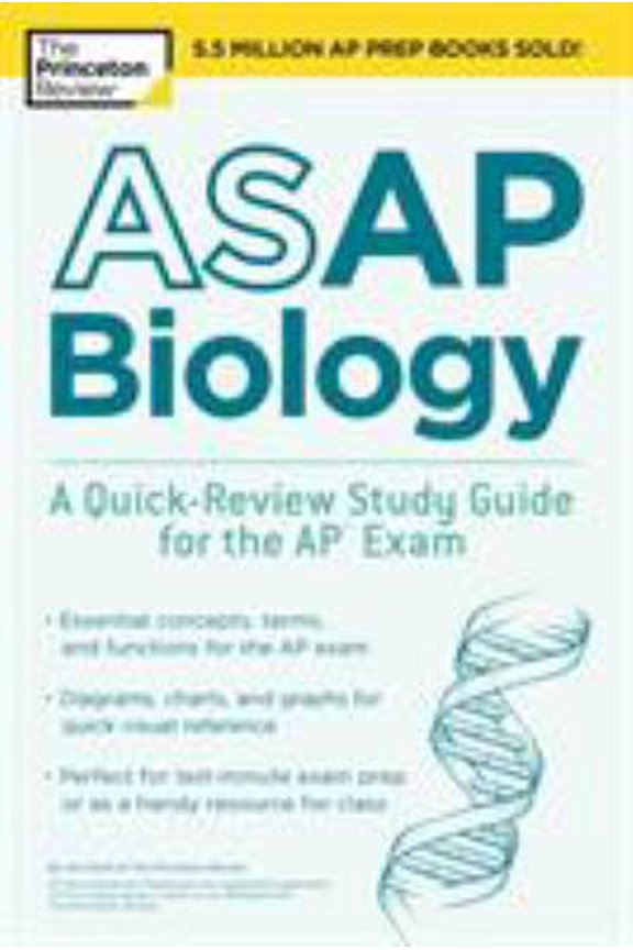 Pre-Owned ASAP Biology: A Quick-Review Study Guide for the AP Exam (Paperback) by The Princeton Review