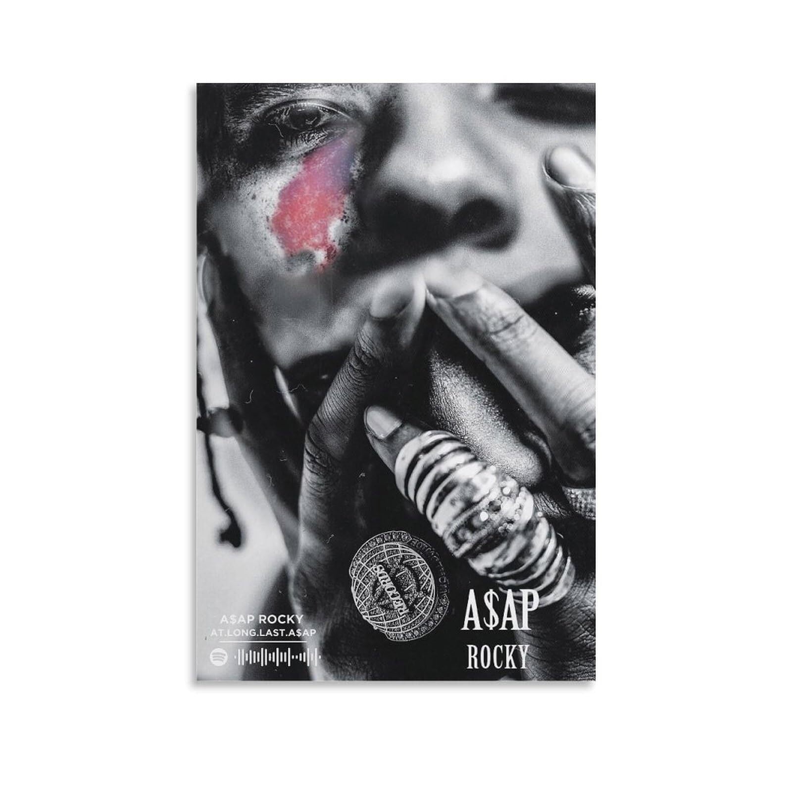ASAP Rocky At. Long. Last. ASAP Album Cover Canvas Poster Wall Art Decor Print Picture Paintings