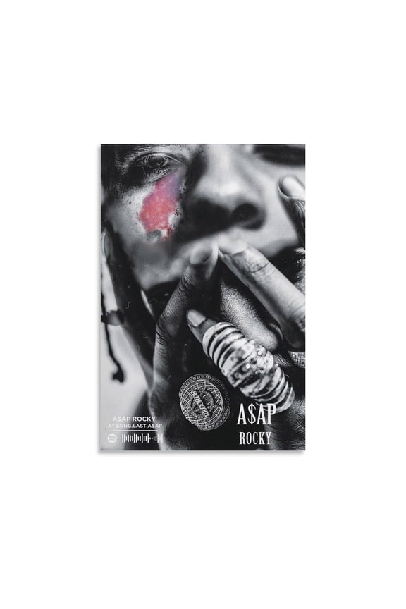 ASAP Rocky At. Long. Last. ASAP Album Cover Canvas Poster Wall Art Decor Print Picture Paintings for Living Room Bedroom Decoration