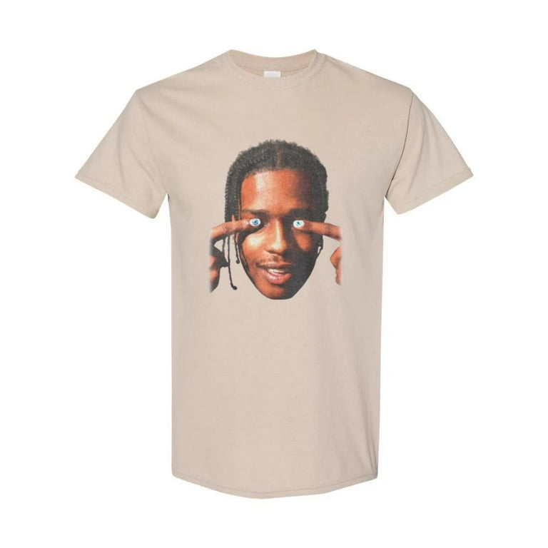 ASAP Rocky Big Head Tee Asap Rocky Vintage T Shirt Asap Rocky Streetwear Hip Hop Bootleg T Shirt Gifts for Men Gifts for Woman Drop Sh Walmart