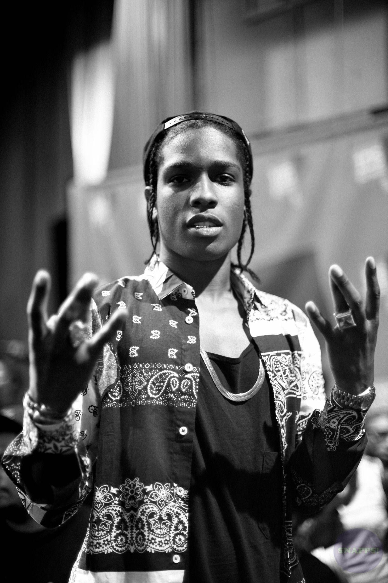 ASAP Rocky Rapper Music Hip-Hop Poster 12 x 18 inch Print Frameless Art ...