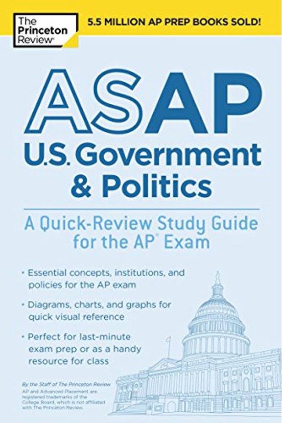 Pre-Owned ASAP U.S. Government & Politics: A Quick-Review Study Guide for the AP Exam (Paperback) 1524757667 9781524757663