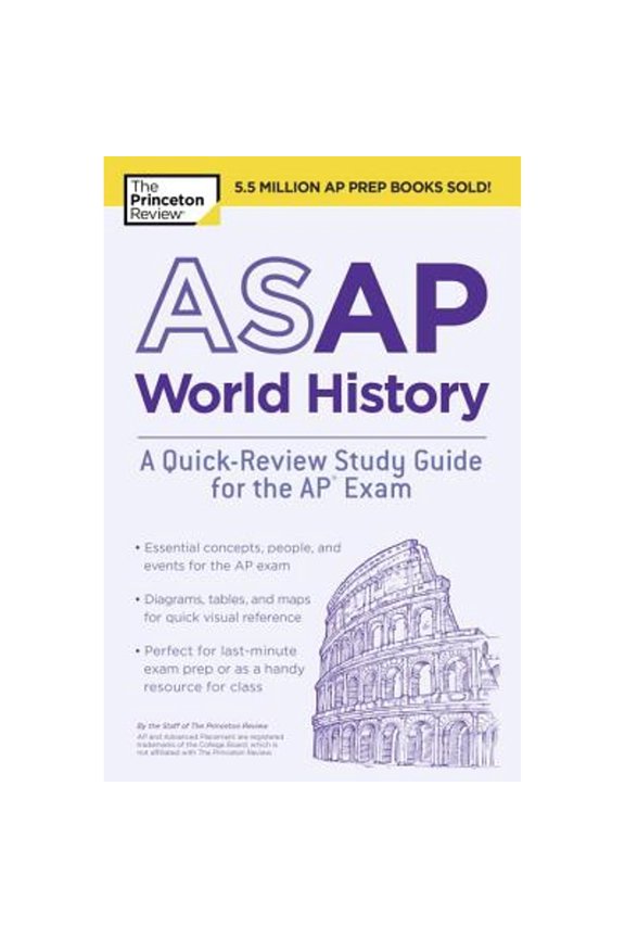 Pre-Owned ASAP World History: A Quick-Review Study Guide for the AP Exam (Paperback) 1524757683 9781524757687