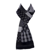 ASASILK Luxury Silk Brushed Scarf for Men, Mens Mulberry Silk Scarves 14"x69", Exquisite craftsmanship, Gift Packaging