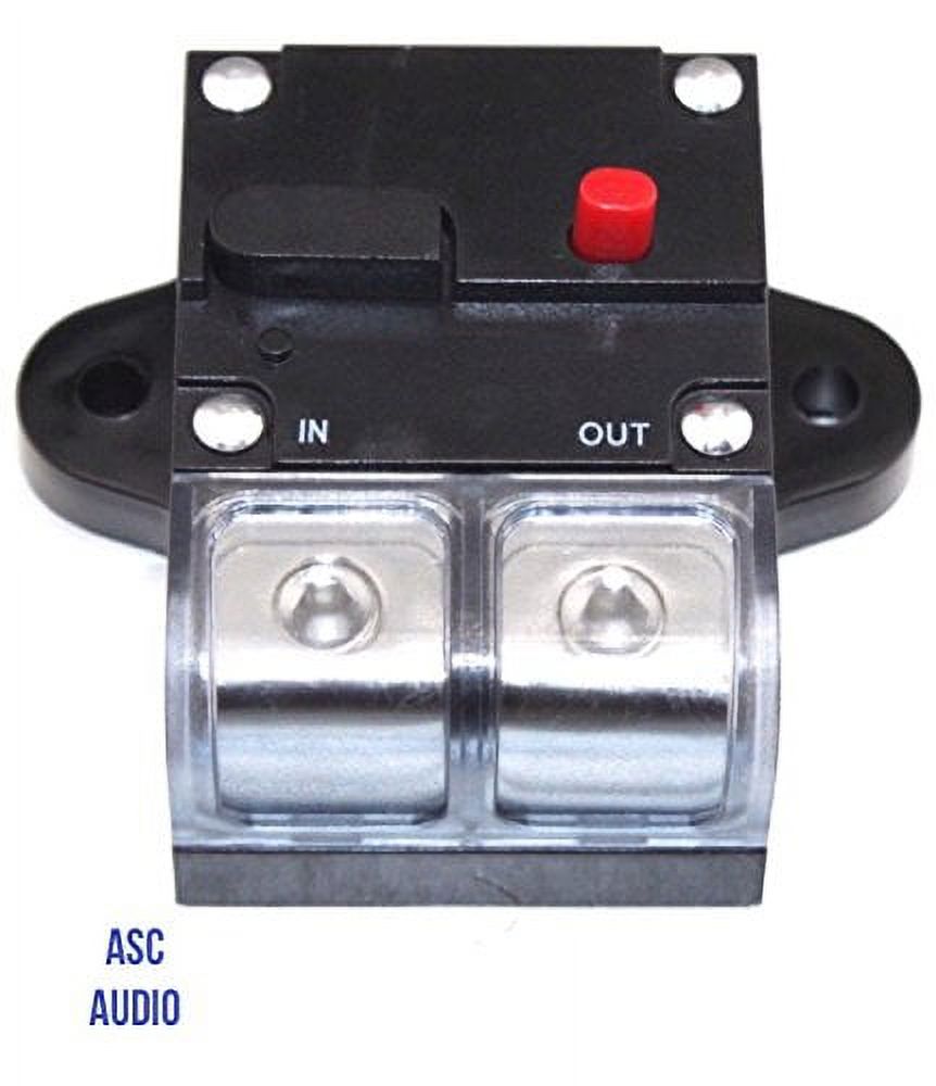 ASC Audio 0/2/4/8 Gauge Input Output 100a 12v Dc Circuit Breaker ...