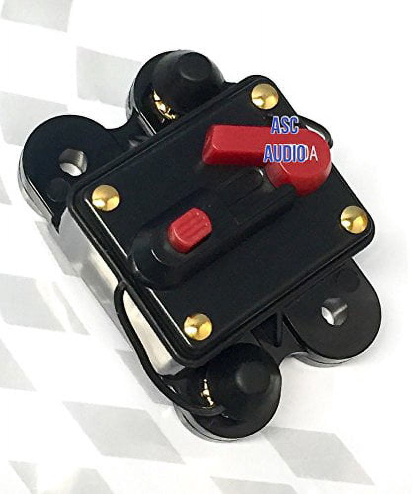 ASC Audio 200a 12v Dc Circuit Breaker Replace Fuse 12vdc 200 Amp Manual Reset