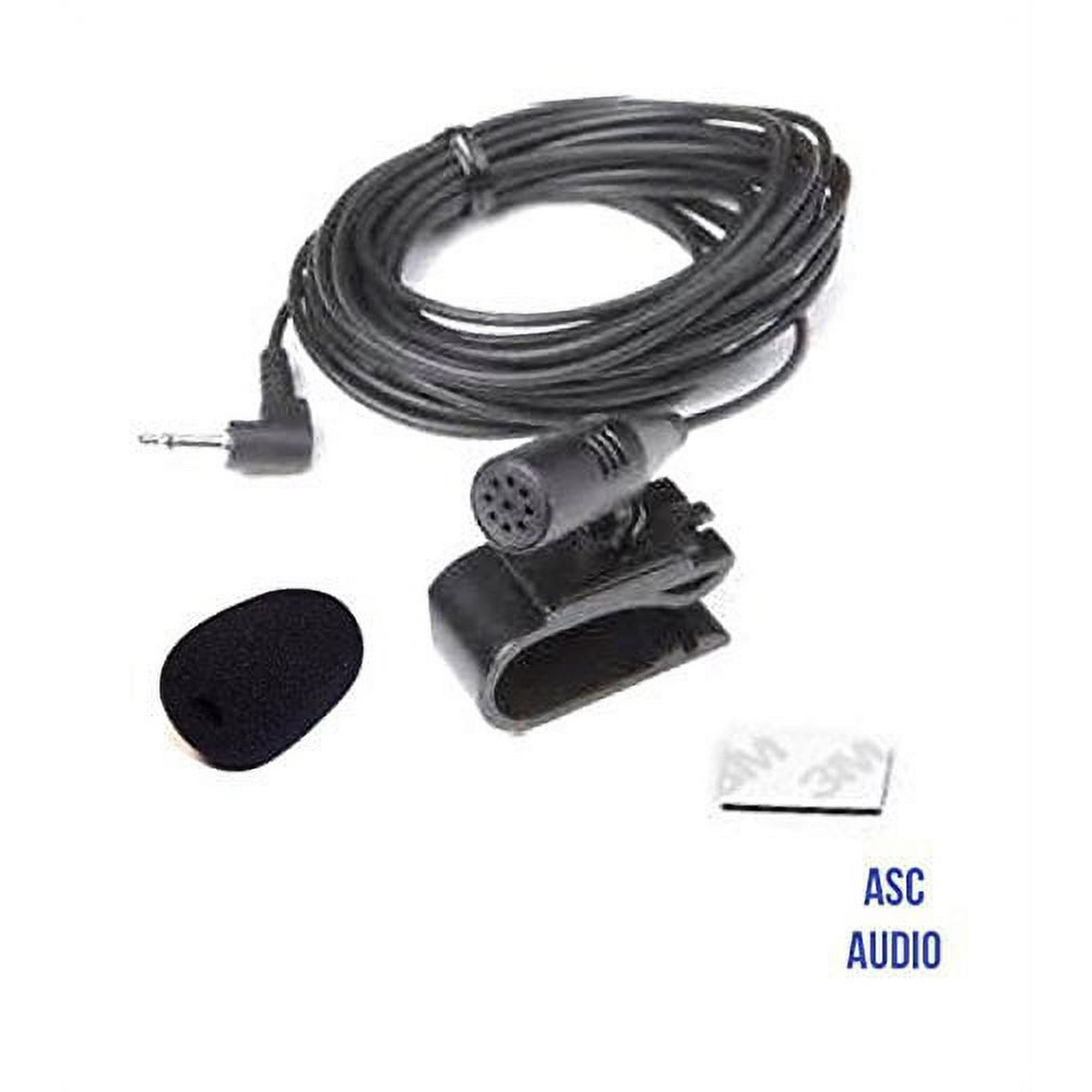 ASC Audio BlueTooth Car Stereo Mic Microphone Assembly Kit for