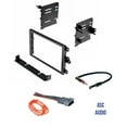 ASC Audio Car Stereo Dash Kit, Wire Harness, and Antenna Adapter to Add a Double Din Radio for