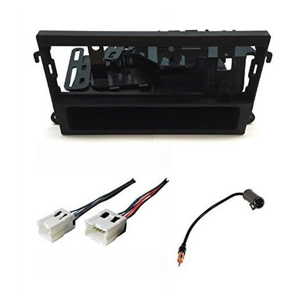 ASC Audio Car Stereo Dash Kit, Wire Harness, and Antenna Adapter for installing a Single Din Radio for 1995 1996 1997 1998 1999 Nissan Maxima