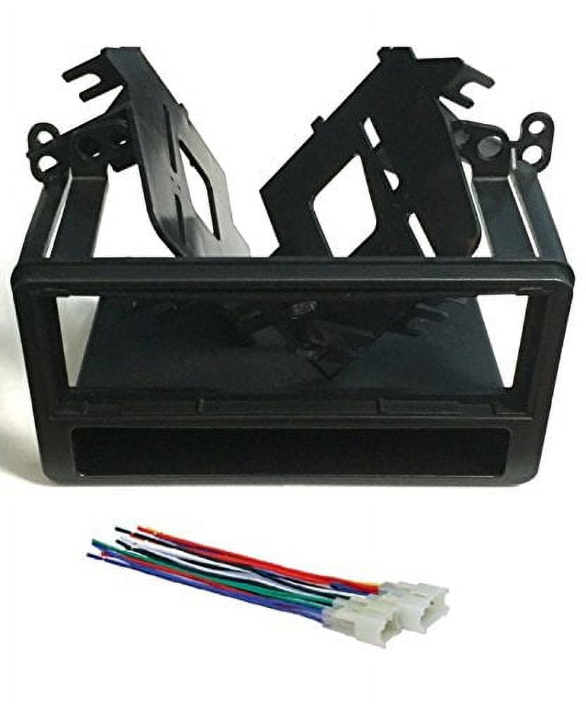 ASC Audio Car Stereo Dash Kit and Wire Harness for installing a Single Din Radio for some Toyota