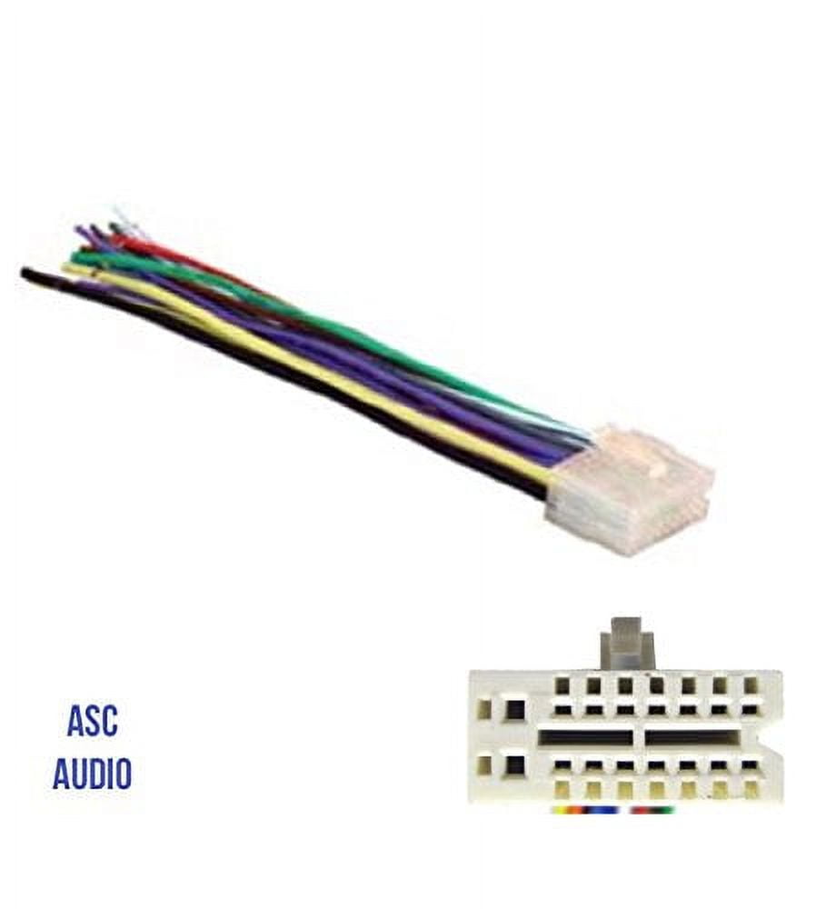 ASC Audio Car Stereo Radio Wire Harness Plug for select Clarion 16